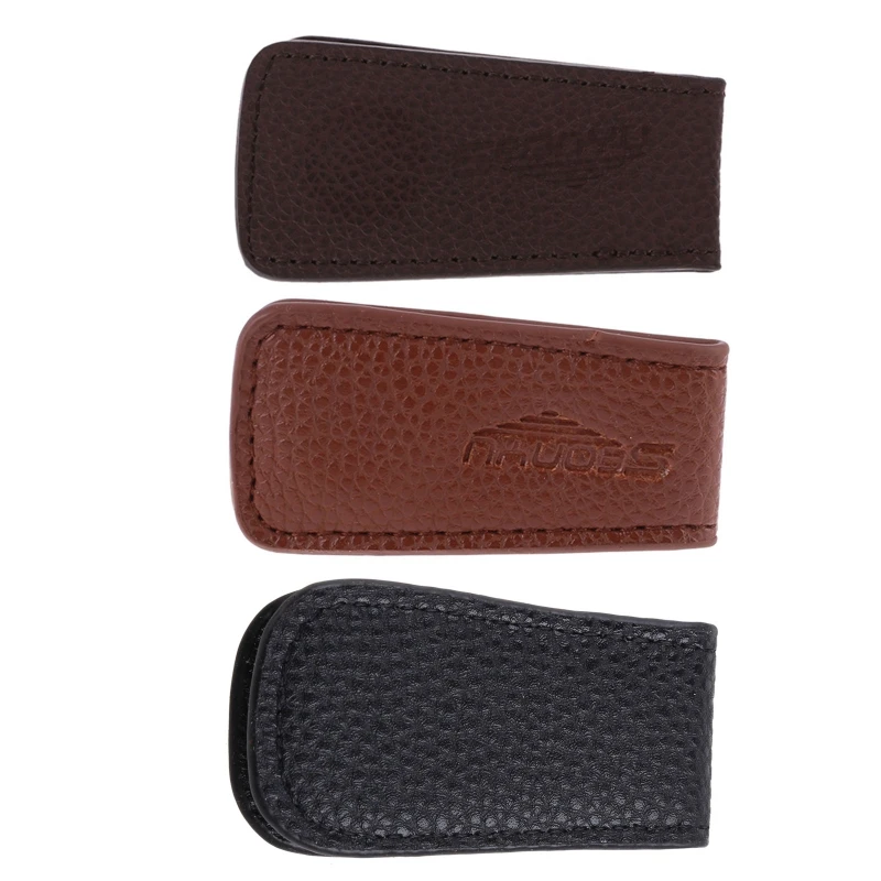 D46D PU Leather Magnetic Money Clip Pocket Wallet Minimalist Wallet Slim Wallet Credit Business Cards Holder for Travel 3