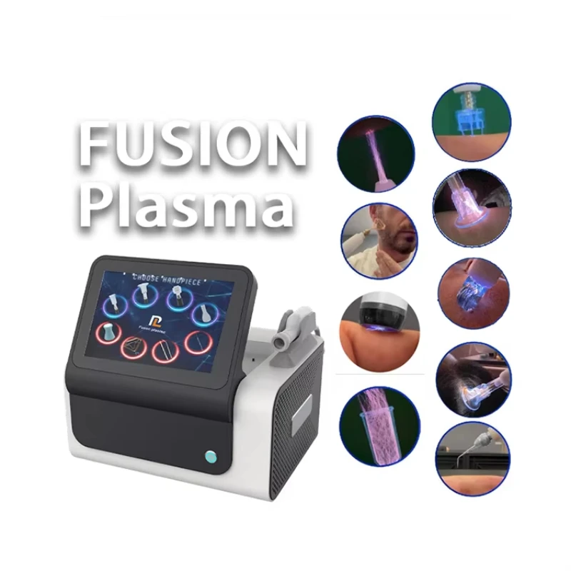 8 in 1 Fusion Plasma Cold Warm Ozone Plasma Lifting Skin Tightening Acne Remove Ozone Machine