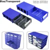 1PC Stackable Plastic Hardware Parts Storage Boxes Component Screws Tool Box Classifications Case Workshop Shelves Useful 1