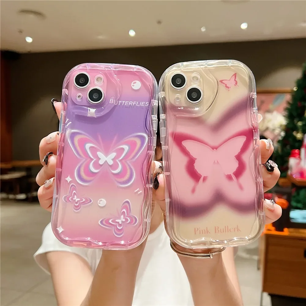Flower Soft Silicone 3D Wavy Edge Phone Case Cover