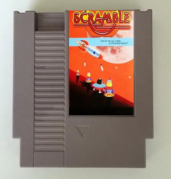 Scramble Konami Cartucho de Jogo para Nes fc Console - Image 2