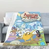 Sofa Blankets for Winter Warm D-Adventures Time Knee Bed Fleece Custom Fluffy Soft Blankets King Size Microfiber Bedding 3