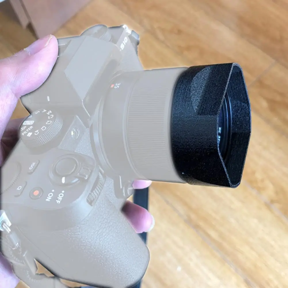 Paraluce Parasole Per Fuji Xf35C Xf 23Mm F2 Hood Xf 35Mm F/2 R Wr Accessori Per Fotocamere Slr Copriobiettivo Per Fotocamera Q9M8