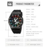 SKMEI 2100 Waterproof Men Watch Countdown Stopwatch Led Light Electronic Movement Wristwatch 5Alarm Clock 2 Time Digital Watches 6