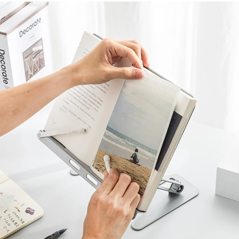 Extendable And Adjustable Multifunction Reading Stand Carbon Steel Suitable For Reading Mobile Phones Laptops Office Study Tools 3