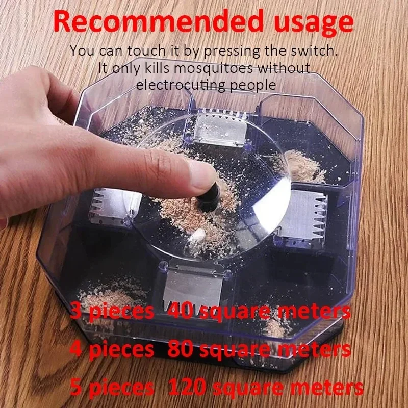 Cockroach Trap Bug Catching Tool Cockroach Box with Cockroach Feed Safety Physical Bug Size Pass Kill Trap Home Indoor Kitchen