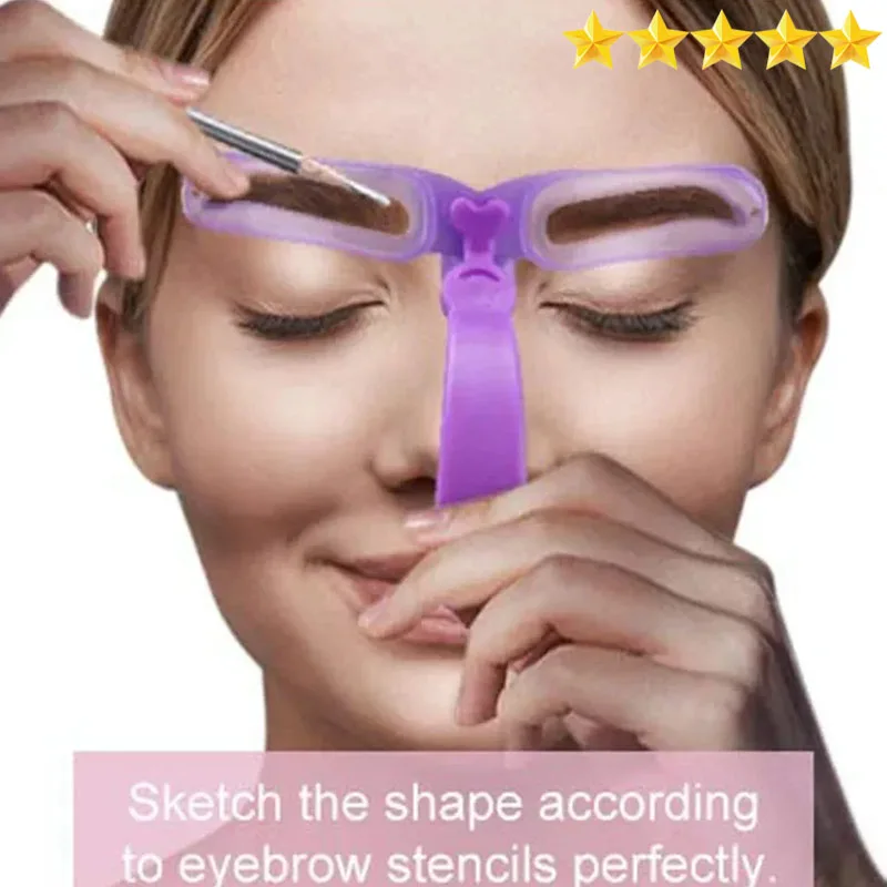 Eyebrow Thrush Handheld Headwear Beginner Aid Three-dimensional Eyebrow Card makeup tools eyebrow stencil tool eye makeup tools