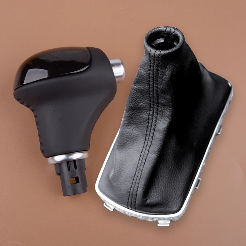 

84640A7100 Automatic Gear Shift Shifter Lever Knob with Gaiter Boot Cover Fit for Kia Forte Optima TF 2015 2014
