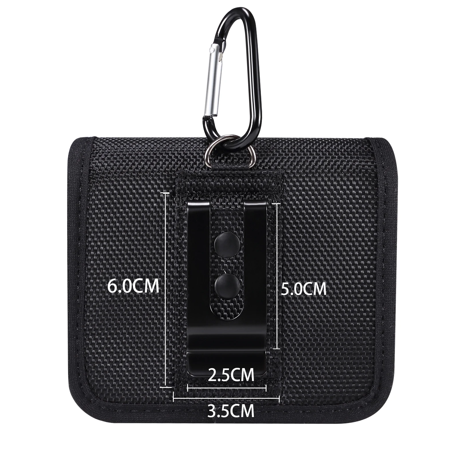 Elegant Oxford Leather Belt Clip Waist Card Case – Premium Fashion Accessory