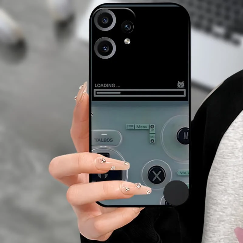 Premium Soft TPU Silicone Back Cover with Camera Protector - Black Bumper Case