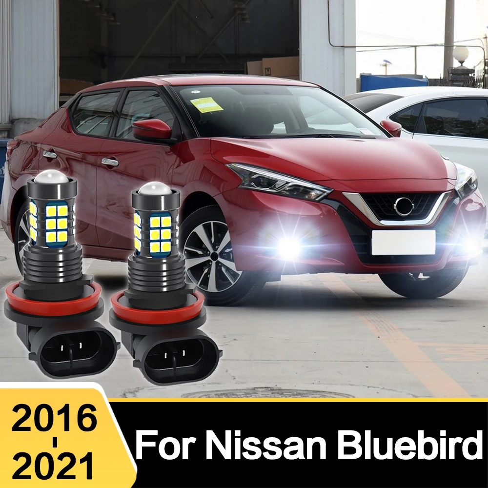

LED Car Light Front Bulb Fog Lamp For Nissan Bluebird 2016 2017 2018 2019 2020 2021 Accessories