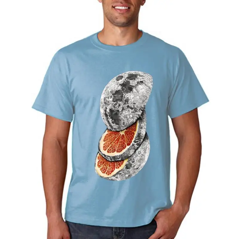 

Planet Fruit Orange Slices Women's T-Shirt Hip Hop Casual Tshirts 2022 Harajuku Trendy T Shirts Summer Black Tees For Women 2022