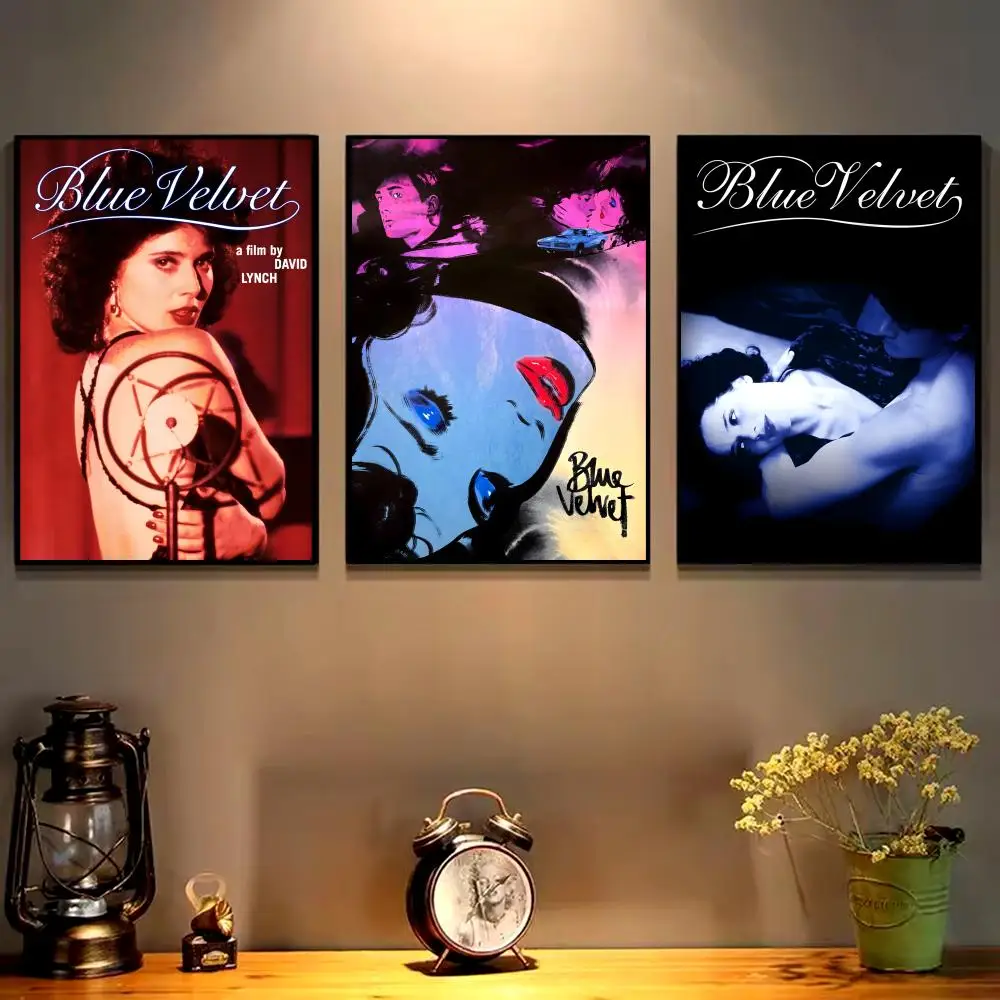 Premium Blue Velvet Movie Poster - HD Self-Adhesive Wall Decor for Home, Office, Dorm, and Bedroom - Perfect Gift Option