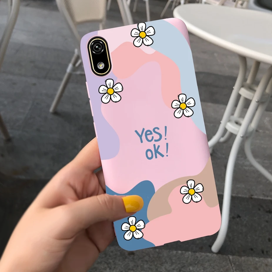 Stylish Painted Silicone Soft TPU Phone Case - Protective Back Cover Bumper