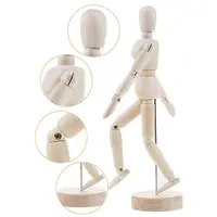 Polished Male Ornaments Sketch Draw Movable Limbs Art Models Artist Action Toy Figures Figure Model Wooden Toy Mannequin 5
