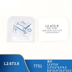 Enhanced Watch Hands Set for Master Collection Chrono - Elegant Blue & White Styles (Blue)
