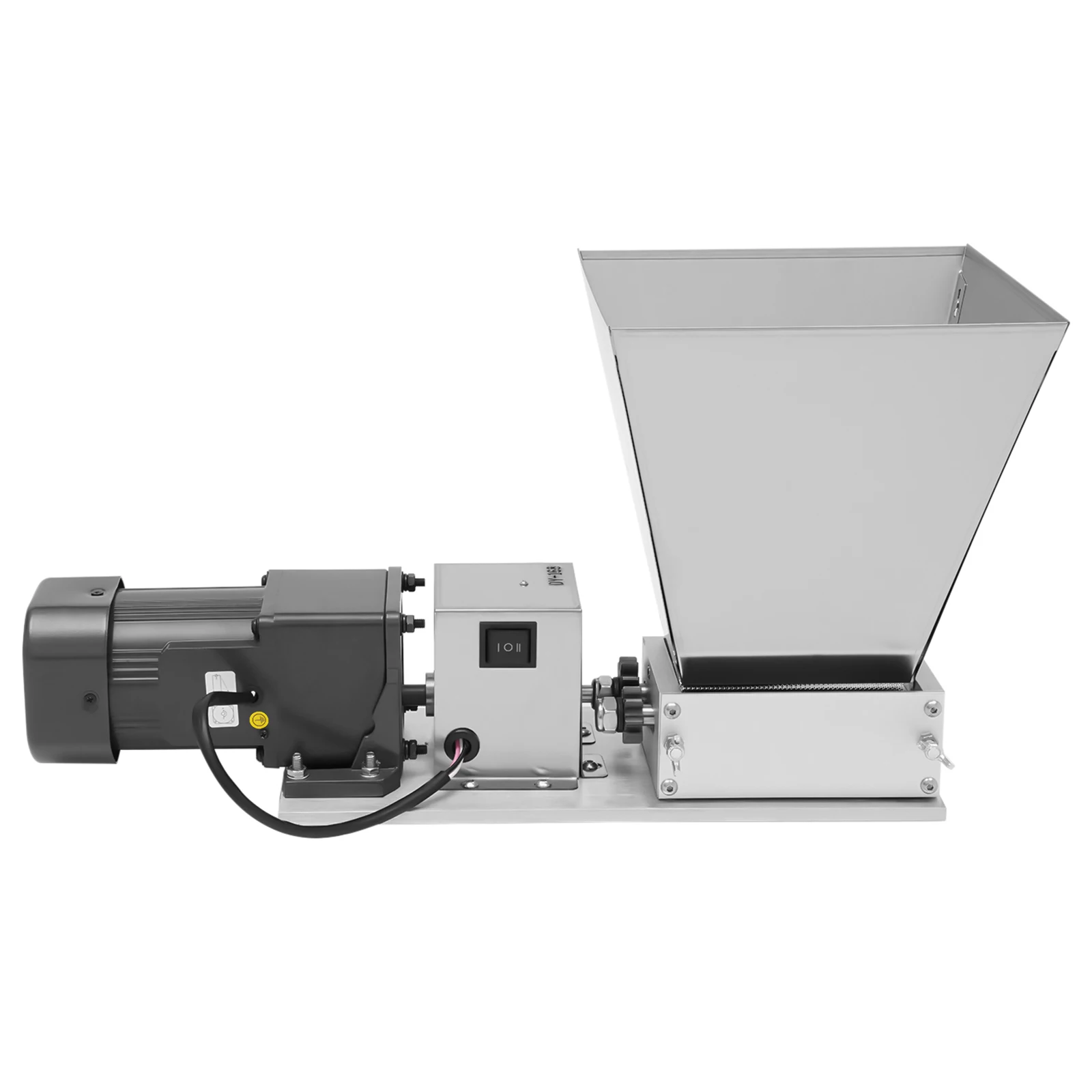 4L Electric Grain Mill Barley Feed Grinder Malt Crusher Rice Wheat Corn Grinder Stainless Steel, Al-alloy Wheat, Rice, Corn