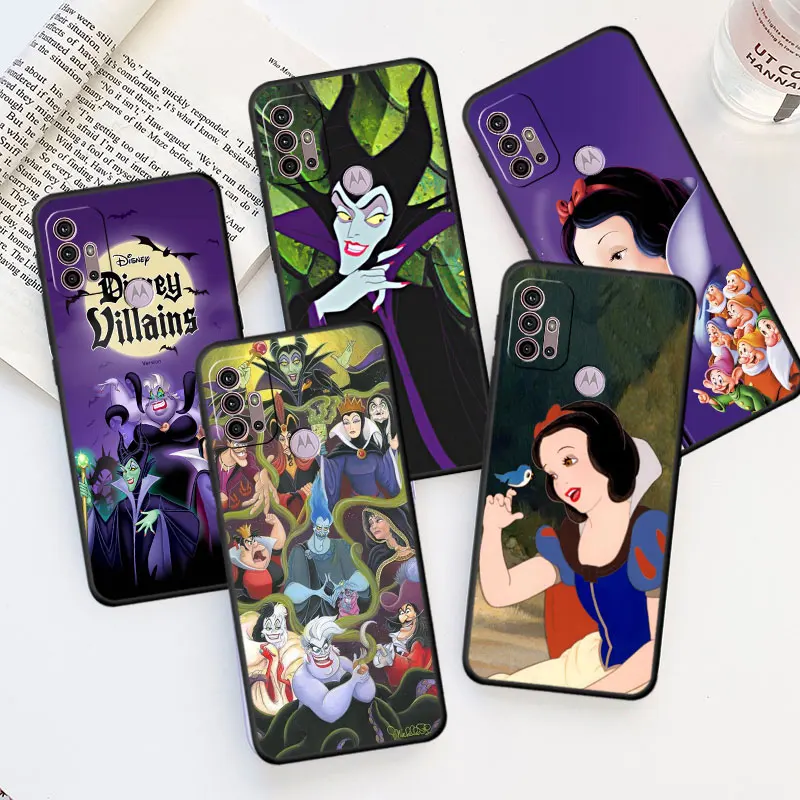 Custodia Per Motorola G60 G30 G22 G52 G51 G71 G31 One Fusion Edge 20 30 G9 G8 G72 G200 G32 Funda Cover Per Telefono Disney Snow White Shell