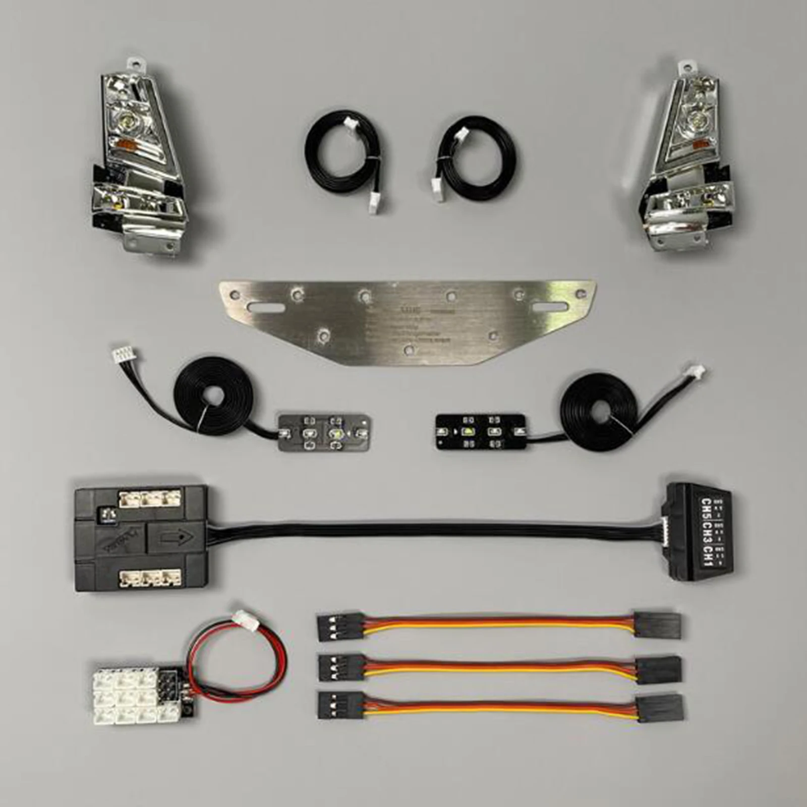 

1 Set Lumber Truck Breakdown Tractor 5V Light Set F16 750 for Tamiya 1/14 Volvo 56360# 56362 DIY Modified Car Accessories