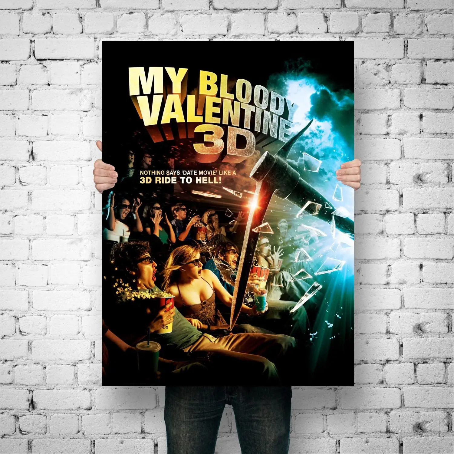 my bloody valentine movie Decoration Art Poster Wall Art Personalized Gift  Modern Family bedroom Decor 24x36 Canvas Posters - AliExpress