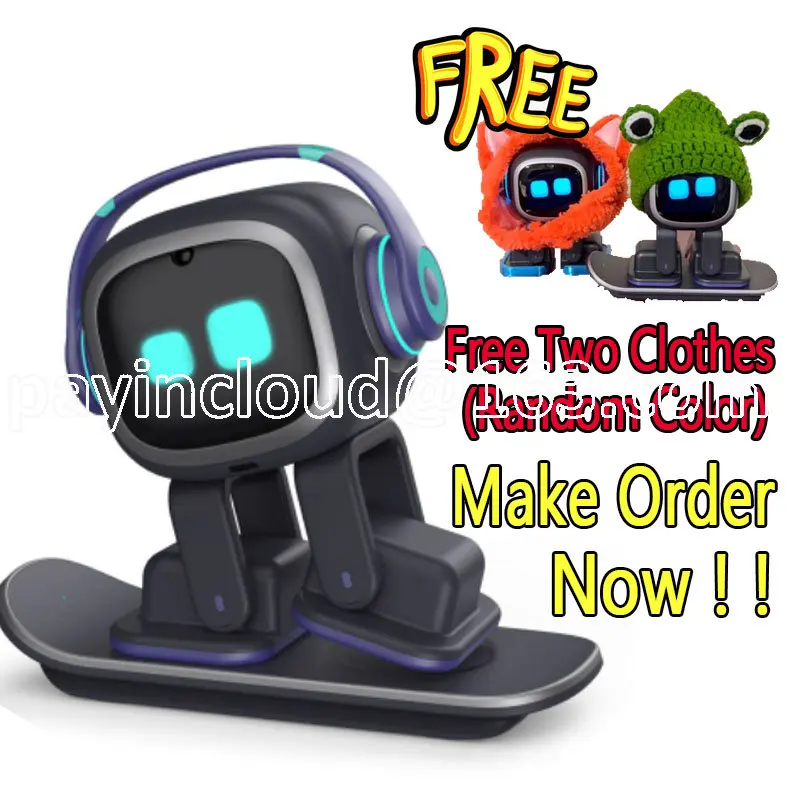 

Emo Robot Intelligent Toy AI Desktop Pet English Companion Gift Electronic Vector