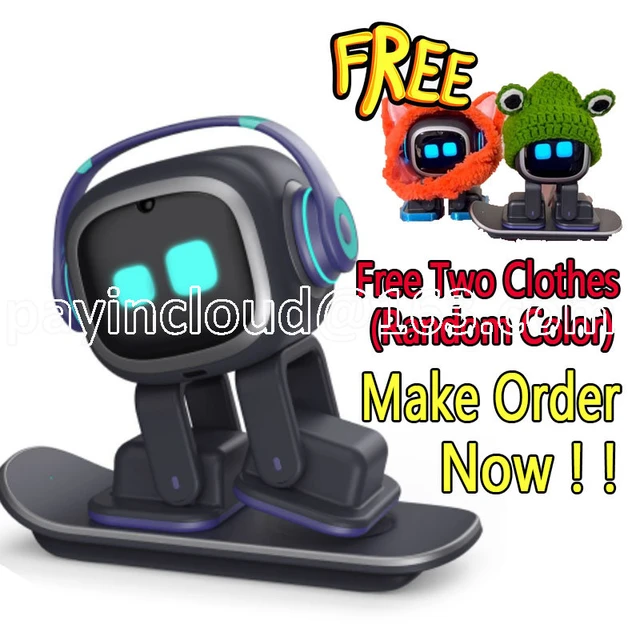 Emo Robot Intelligent Toy AI Desktop Pet English Companion Gift Electronic  Vector