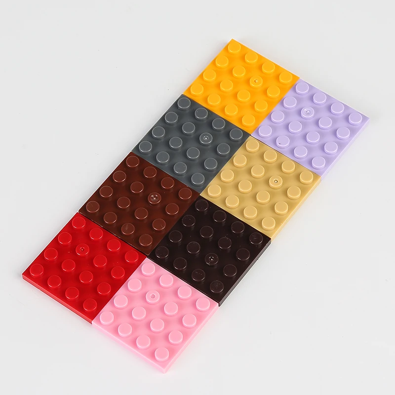 21pcs No.3031 Plate 4 x 4 Small Building Block STEM Classic Accessories Moc 4*4 Compatible With All Major Brands Brick Diy