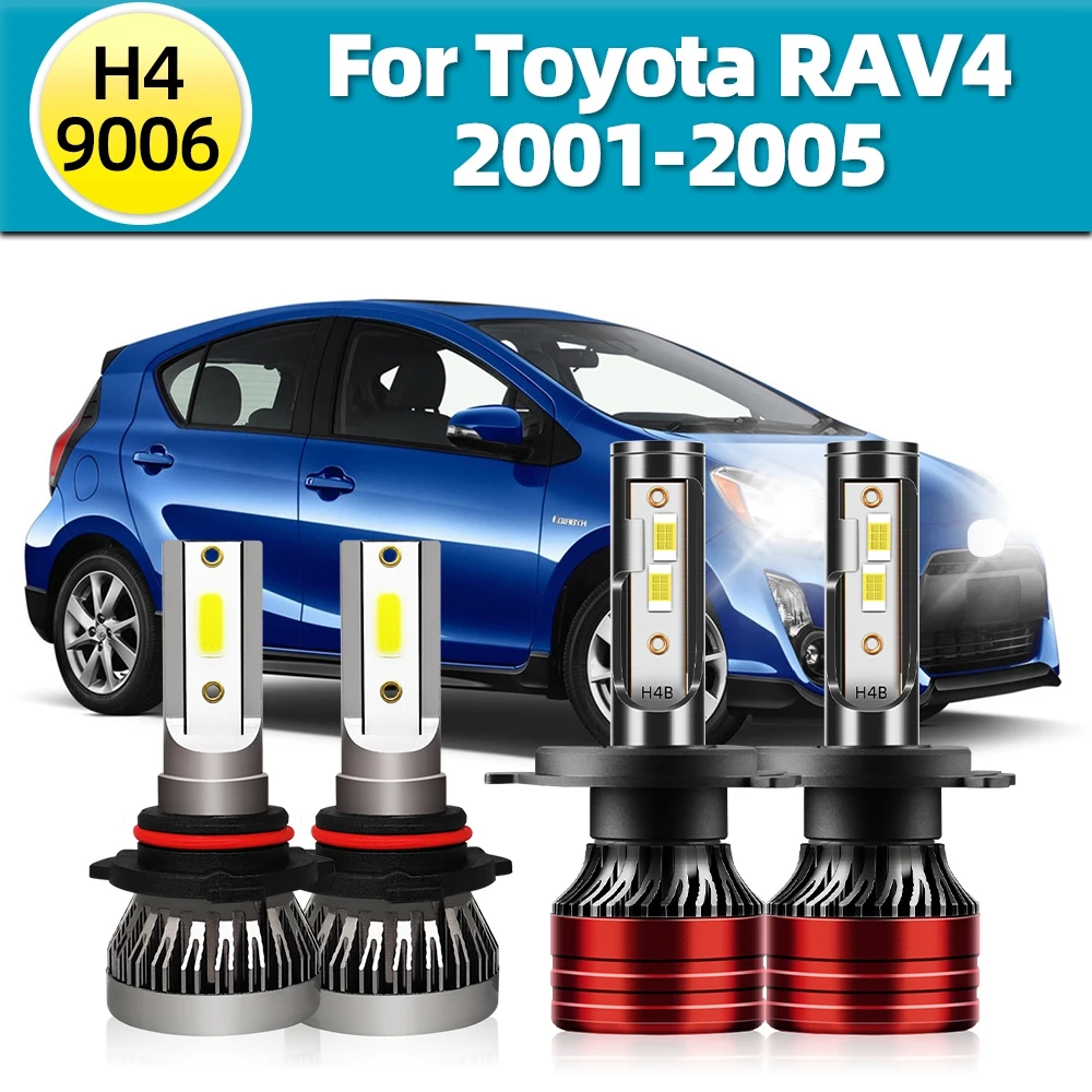

Roadsun High Power 120W 16000LM Auto Lamp H4 Bulb Headlight /Car 12V Fog 9006 HB4 For Toyota RAV 4 RAV4 2001 2002 2003 2004 2005