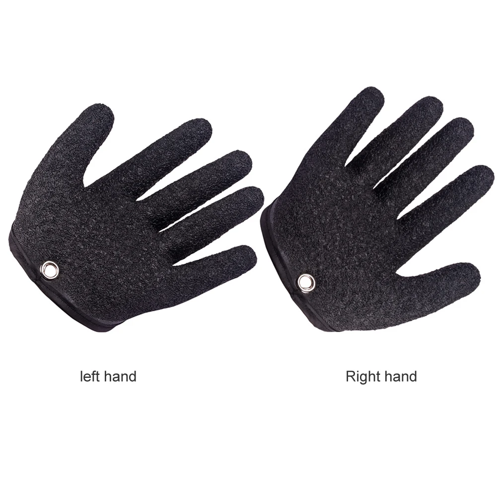 Fishing Catching Gloves Magnetic Non-slip Fisherman Puncture Proof Fish Mittens Breathable Fishing Glove Fish Equipment