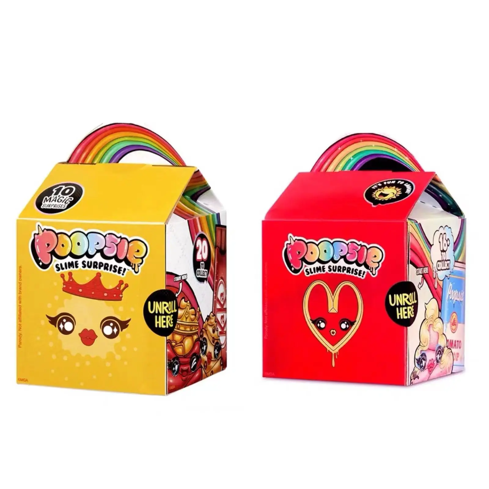 Nueva caja ciega de música Poopsie Slime Crystal Mud Shake, caja