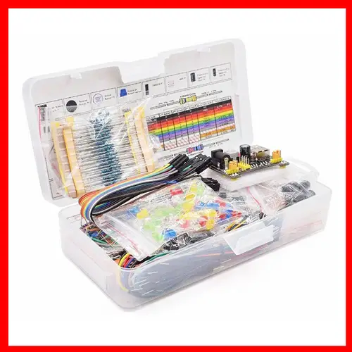 Electronic Components Electrolytic Capacitor Resistor, LED 830 Hole Breadboard Kit, UNO R Component Pack, Beginner Start - Image 5