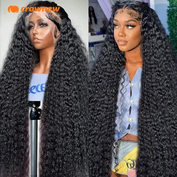 Parrucca per capelli umani ricci 13X4 Parrucca anteriore in pizzo Capelli umani 13x6 Parrucca frontale in pizzo HD Parrucche per capelli umani Parrucca per capelli umani reali pre pizzicate