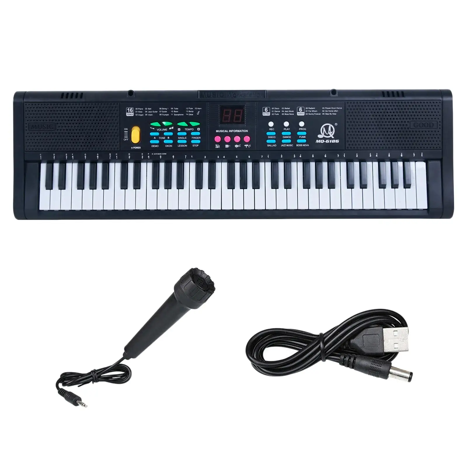 

Digital Music Piano Keyboard Portable Keyboard Piano for Home Gifts Learning Stage