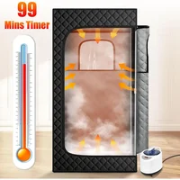 Sauna Box, Portable Steam Sauna, Portable Sauna for Home, Sauna Tent with 2.6L Steamer, 9 Levels, 2.6’ x 2.6’ x 5.9’ 2
