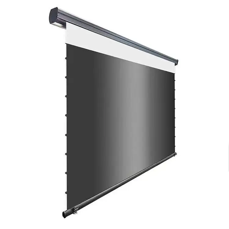 

Home cinema Telon 100 inch 4k PET Crystal-CBSP ALR Projector screen Motorized Tab-tensioned alr screen