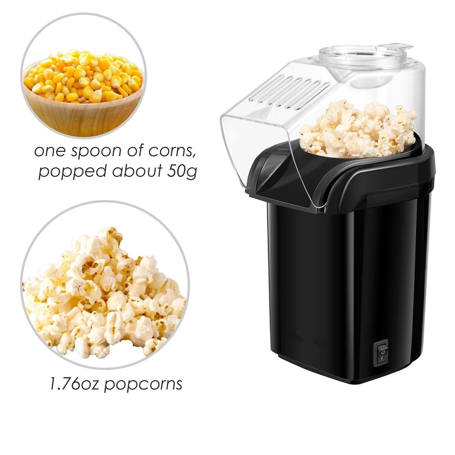 Fabuloso Hacer Palomitas De Maíz Con Máquina Eléctrica