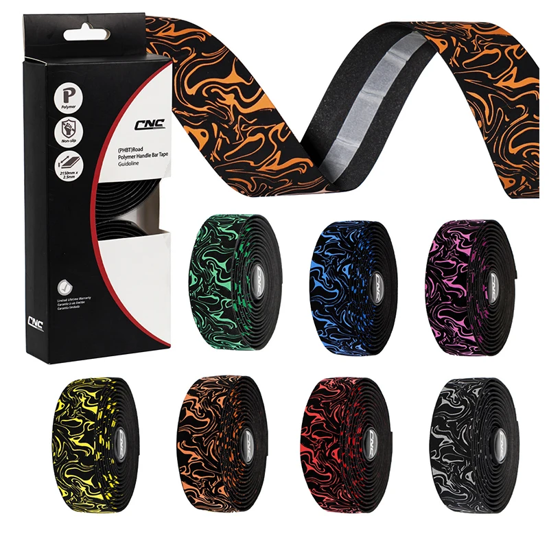 Bike Handle Bar Tape Stretch EVA Sweat Wicking Road Bicycle Handlebar Tape Winding 2350mm Grip Cycling Parts 1 Pair