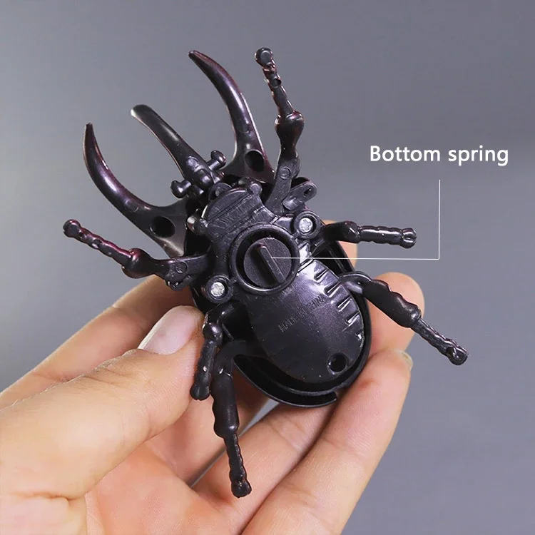 Educational Wind-Up Unicorn Beetle Toy for Kids Boy Baby Crawling Insect Toy for Enlightenment Simulation and Fun Gifts electric crawling toy
