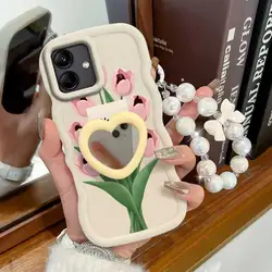 Stay Happy 3 - Piece Phone Accessory Set: Phone Case, Lanyard, and Stand - Galaxy A07 (WHITE)