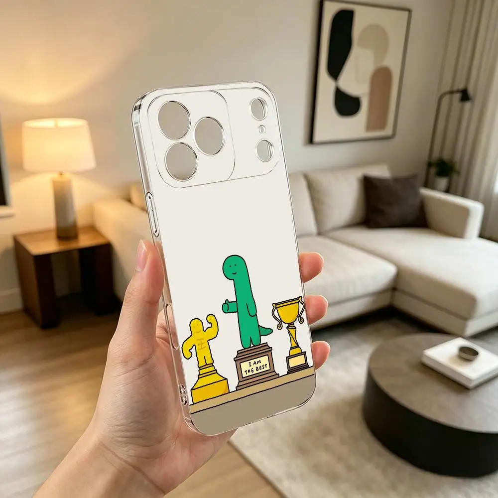 Coque de téléphone J-Joguman Anime mignonne et transparente en silicone souple pour iPhone 17, 16, 15, 14, 13, 12, 11, Mini, Pro et Max Plus._voghion.com