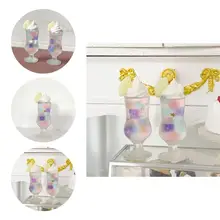 

Small Lovely Cream Drinks Model Dollhouse Accessories Portable Cream Drinks Model Miniature for Kids