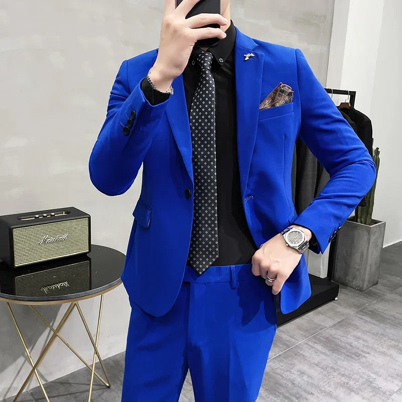 

YL3221 Men's casual retro business formal suit men's groom's dress