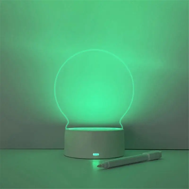 부드럽고 다채로운 아크릴 노트 보드, 눈을 다치지 않는 선물, 지우개 가능한 사무용품, 자유롭게 닦을 수 있음