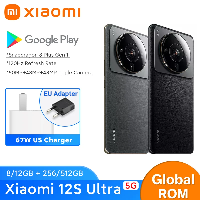 New Xiaomi 12S Ultra 5G Smartphone MIUI 13 Snapdragon 8+ Gen 1