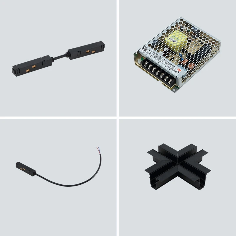 20 Type Magnetic Track Light Any Link And Conductive Module Various Track Accessories