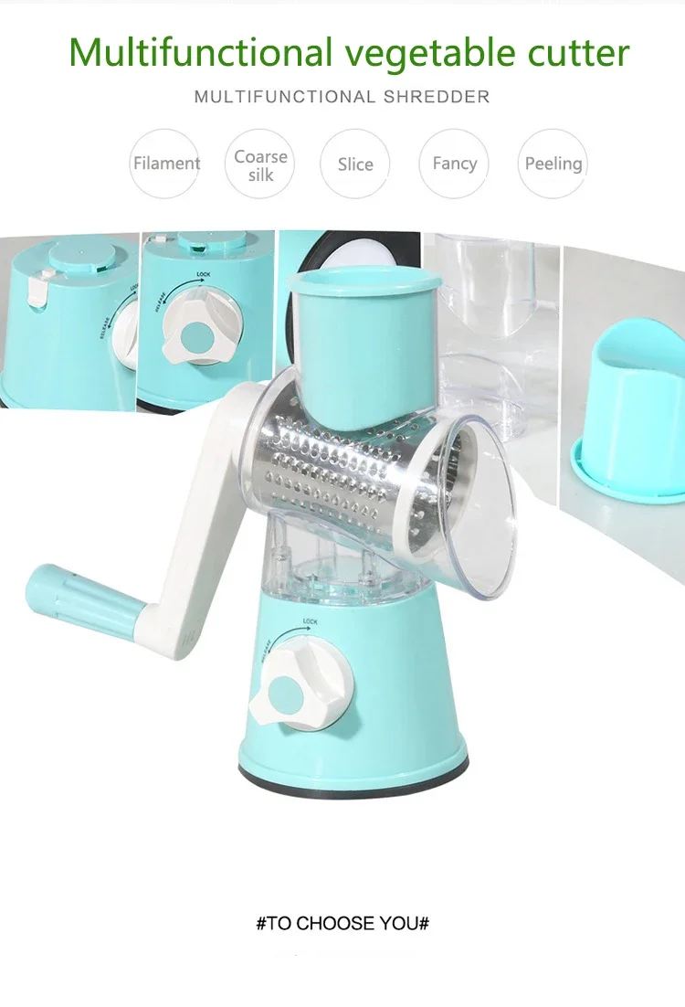 3-in-1 manual vegetable chopper
