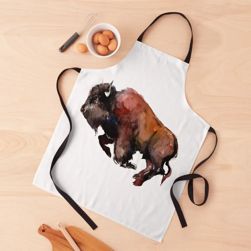 

Bison Apron Kitchen Things Women's Home Clothes Chef Accessory
