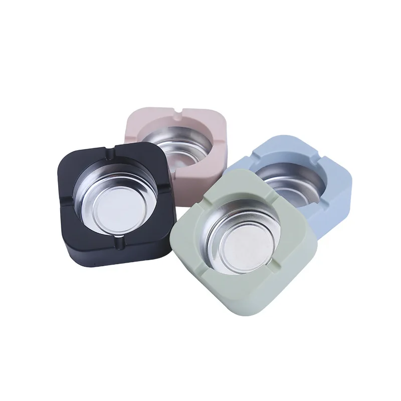 Ashtray For Home Smoking Desk Cigarettes Tobacco Office Car