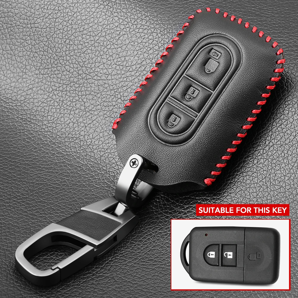 New Design Leather Car Remote Key Cover Case for Nissan Qashqai J10 J11 X-Trail t31 t32 kicks Tiida Pathfinder Murano Note Juke key case key case cover remote control case cover