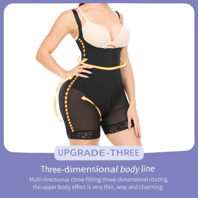 Fajas Reductoras Body Levanta Cola Post Surgery Partum Slim Girdle Bodysuit High Compression Full Body Shaping Corset Underbust